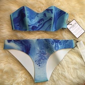 AUQUA - Neoprene Bandeau Bikini - Ocean Rush